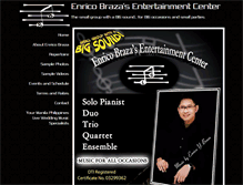 Tablet Screenshot of enricobraza.com